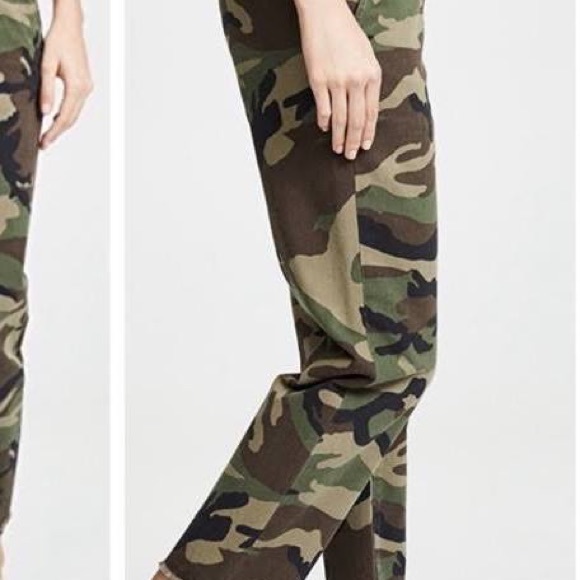 Rag & Bone camouflage pant Buckley frayed hem size 25 - Picture 3 of 13